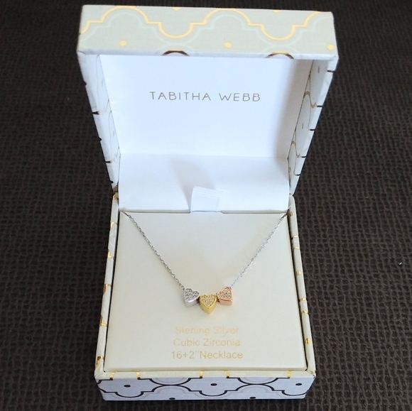 Tabitha Webb Necklace 3 Hearts 